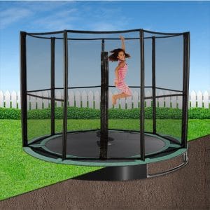 12ft Capital In-Ground Trampoline Safety Enclosure - Full