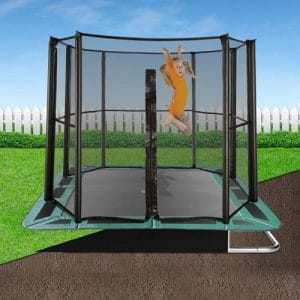10ft x 6ft Capital In-Ground Trampoline Safety Enclosure - Full