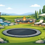 12 Smart In Ground Trampoline Landscape Ideas