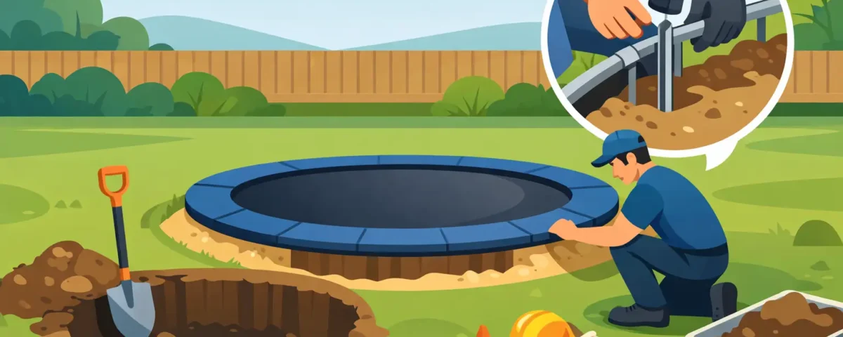How to Install an In Ground Trampoline Safely