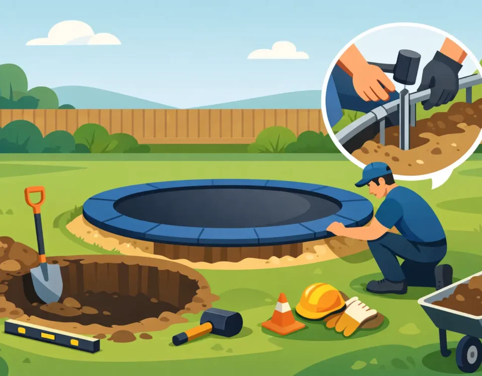 How to Install an In Ground Trampoline Safely