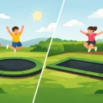 Round vs Rectangular In-Ground Trampolines