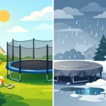 Can Trampolines Stay Outside? Family Guide
