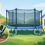 Trampoline Net Anchoring for Safer Backyard Play