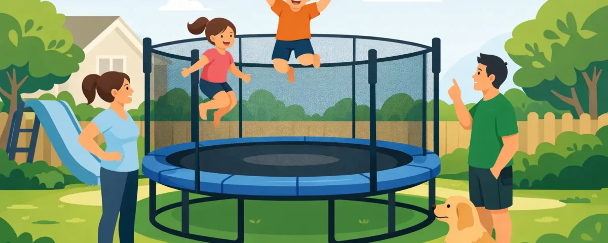 Trampoline Safety for Your Family Backyard