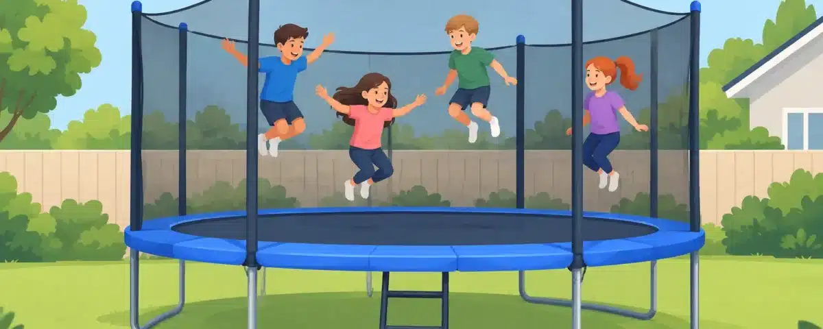 How to Choose a Trampoline for Multiple Children