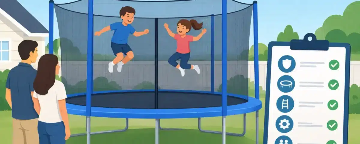 Trampoline Buyer Checklist for Safer Family Fun