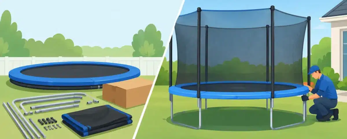 Trampoline Kit Versus Professional Installation