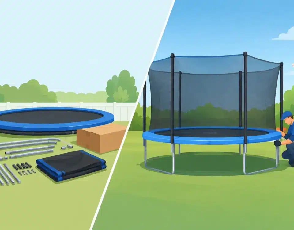 Trampoline Kit Versus Professional Installation