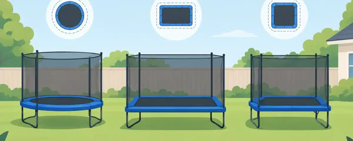 Which Trampoline Shape Saves Space in Your Yard?