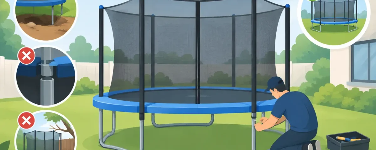 9 Trampoline Installation Mistakes to Avoid