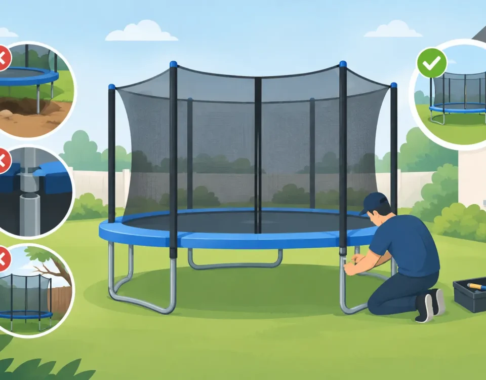 9 Trampoline Installation Mistakes to Avoid